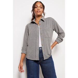 Evereve Charcoal Button Down Shirt